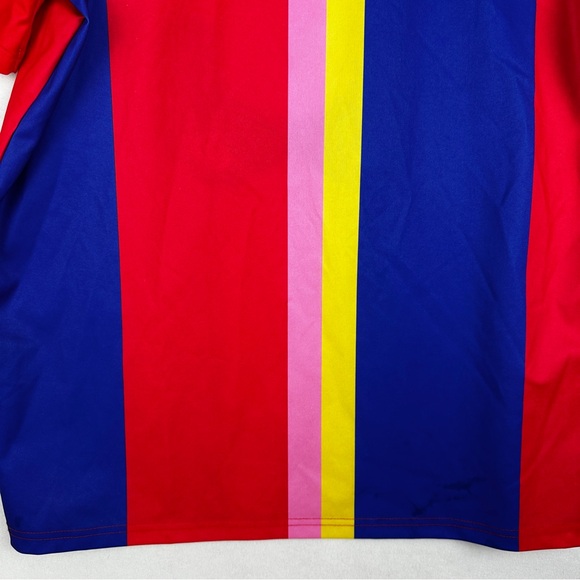 Odd Culture Cool Bear Tee Shirt Men's Size XL Multicolor Color block Y2K Retro - Picture 11 of 16